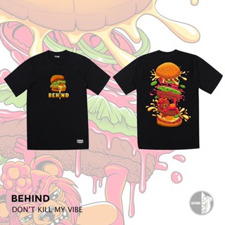 BEHIND เสื้อยืด “ DON’T KILL MY VIBE “  แขนสั้น แนวสตรีท Oversize เสื้อยืดชาย หญิง_03