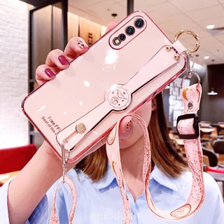 เคสโทรศัพท์มือถือ พร้อมสายคล้องคอ หรูหรา สําหรับ Samsung Galaxy A50 A70 A10 A10s A20s A50s A30s A11 A12 A31 A21 A21S