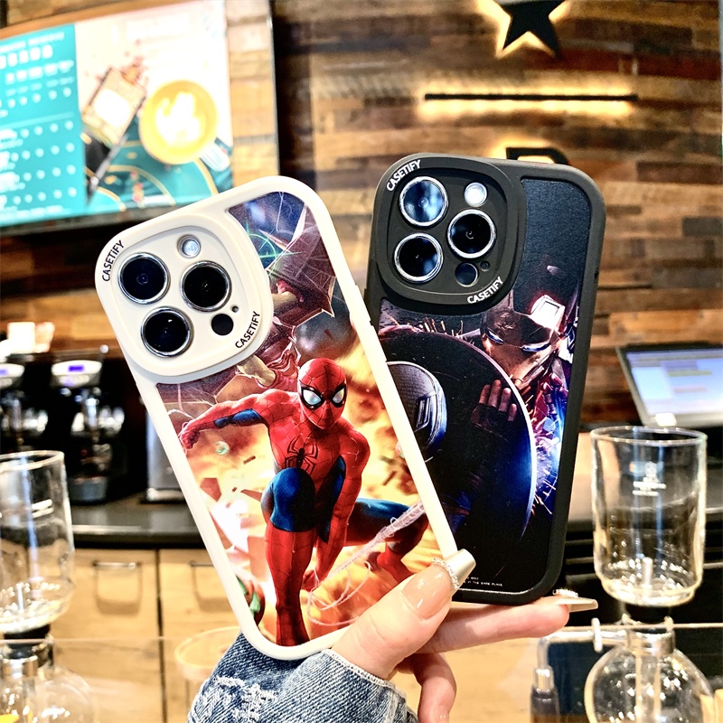 Casetify spiderman กรณี Huawei P30 PRO P20 lite P40 PRO y7 PRO 2019 Y9 prime 2019 Nova 3 3E 4 4E 5T 7i 7 SE 9 SE MATE 40 30 20 PRO Y7A Y6P Y9S GY075F เคสโทรศัพท ์ Soft Cover