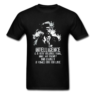 [S-5XL] ขายดี เสื้อยืดลําลอง แขนสั้น คอกลม พิมพ์ลายคําคมทีวี Peaky Blinders Alfie สไตล์อังกฤษ เรโทร สําหรับผู้ชาย EBkeij