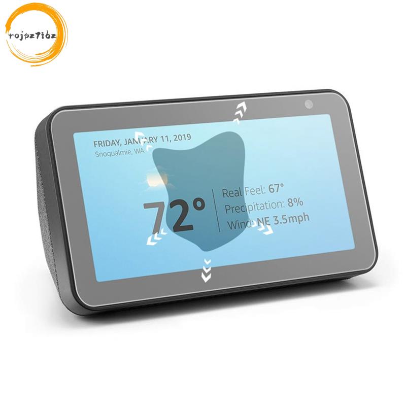 กระจกกันรอยหน้าจอสําหรับ Echo Show 5 ฟิล์มกันรอยหน้าจอแบบใสกระจกนิรภัย