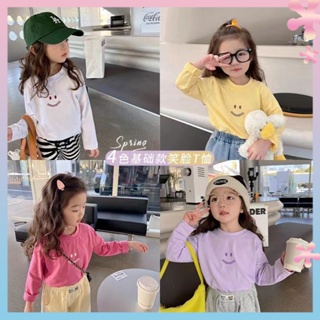 Girls bottoming shirt spring clothes 2023 new childrens inner wear 1 baby spring and autumn Long Sleeve 3 childrens T-shirt casual top 5