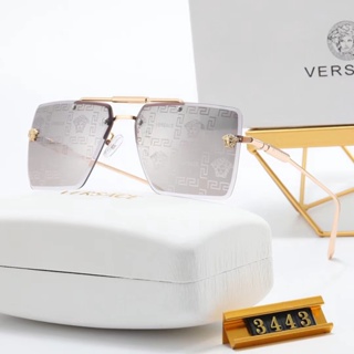 Versace 2022 แว่นตากันแดดแฟชั่น หรูหรา สําหรับผู้ชาย และผู้หญิง UV400