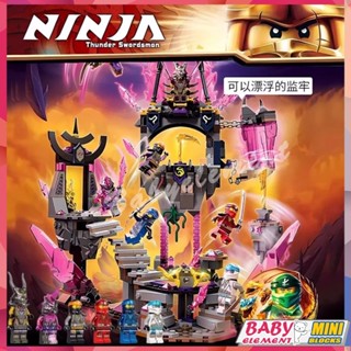 Ninjago MOC 71771 โมเดลบล็อกตัวต่อ รูปวัดราชาคริสตัล ของเล่นสําหรับเด็ก