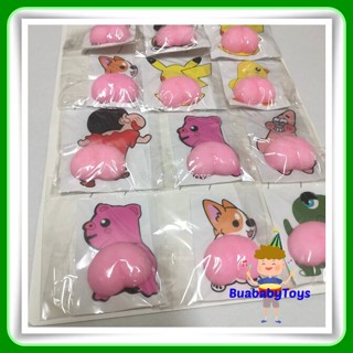 จำนวน 12 ชิ้น ตุ๊กตาติดกันกระแทก ของเล่นเด็ก แพ็จเก็จ 5x7 ซม.