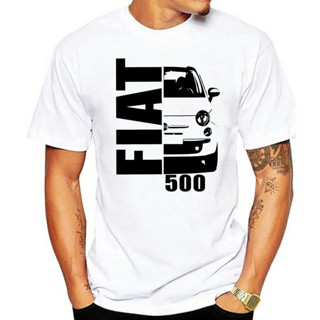 [S-5XL]ขายดี เสื้อยืดลําลอง แขนสั้น พิมพ์ลายรถยนต์ Fiat inspired 500 Class GDcgoa66DEcklo49 เข้ากับทุกการแต่งกาย สําหรับ