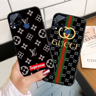 เคสโทรศัพท์มือถือ ซิลิโคนนิ่ม ลายแบรนด์อินเทรนด์ สําหรับ Realme C15 C17 C20 C21 C25 C25S