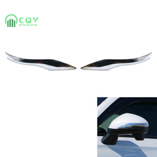 For Honda Vezel HR-V HRV 2021 2022 Exterior ABS Chrome Side Rearview Mirror Strip Cover Trims Sticker