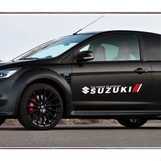 X2 สติกเกอร์โลโก้รถยนต์ Suzuki DIY สําหรับตกแต่งรถยนต์ Suzuki 1 คู่