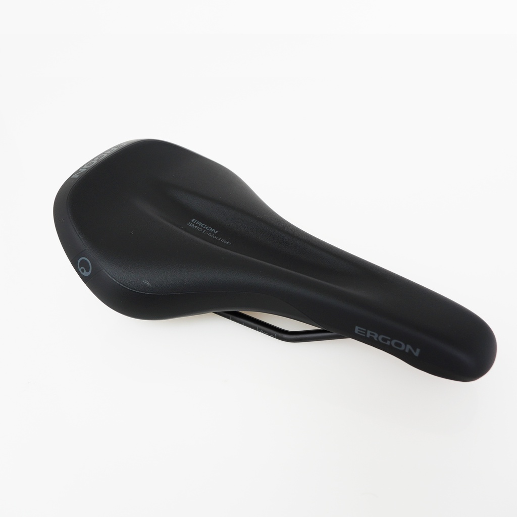 Ergon SM10 E-Mountain เบาะที่นั่ง สีดํา สําหรับจักรยานเสือภูเขา จักรยานไฟฟ้า