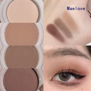 Maelove อายแชโดว์พาเลท สี่ชั้น เนื้อแมตต์ ประกายมุก สีน้ําตาลอบอุ่น สี่สี