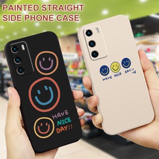 เคสโทรศัพท์มือถือ ซิลิโคน ลายหน้ายิ้ม สําหรับ huawei Y7A Y6P Y6S P40 lite Y9 Prime 2019 P20 P30 Pro Plus Y9S Y6 Y7 Pro 2019 Nova 7i 6se 7se 3i 5T 9 Honor 20 20s 50 B1K509L