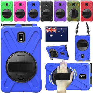 เคสโทรศัพท์มือถือ พร้อมขาตั้ง หมุนได้ 395 องศา สําหรับ Samsung Galaxy Tab Active2 SM-T390 SM-T