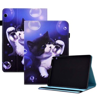 เคสมือถือ แบบนิ่ม ลายการ์ตูนน่ารัก พร้อมขาตั้ง สําหรับ Huawei MediaPad T5 10.1 นิ้ว AGS2-W09 AGS2-L09 T3 10 AGS-L09 AGS-W09 9.6 นิ้ว case