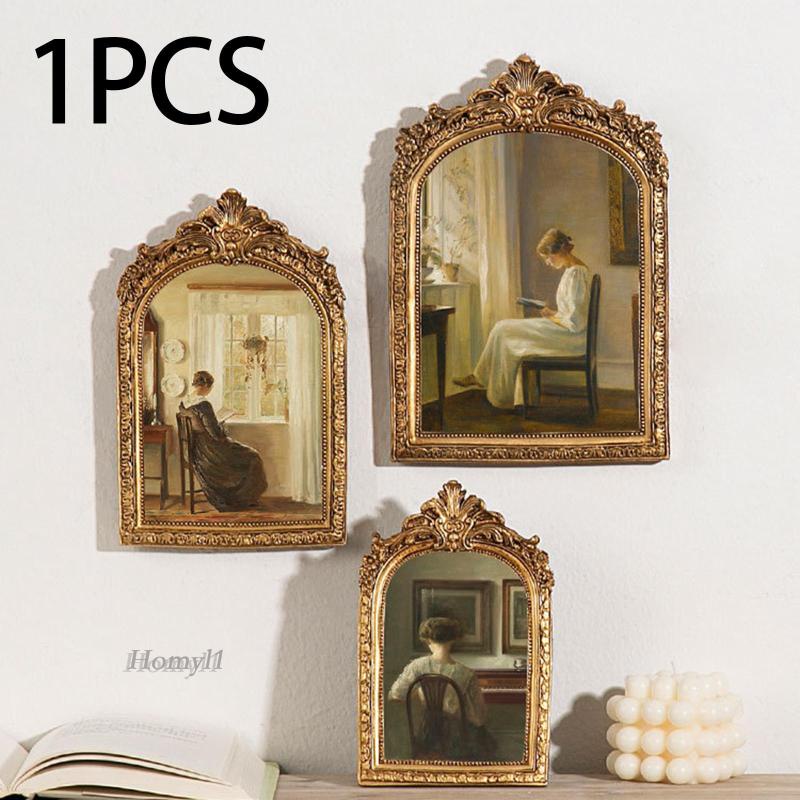 [Homyl1] กรอบรูป ลายดอกไม้นูน สําหรับตกแต่งห้องนอน