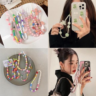 พวงกุญแจ สายโซ่ จี้ลูกปัดคริสตัล ไข่มุก รูปการ์ตูนสัตว์ ผลไม้ แฟชั่น สําหรับห้อยโทรศัพท์มือถือ กระเป๋าเป้สะพายหลัง 2023