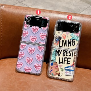 【LIVING/MY Best LIFE】ใหม่ เคสโทรศัพท์มือถือ กันกระแทก สําหรับ Samsung Z Flip4 3 W23 Flip 5G Galaxy Z