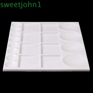 Sweetjohn พาเลทสีน้ํา พลาสติก สําหรับเด็ก และผู้ใหญ่