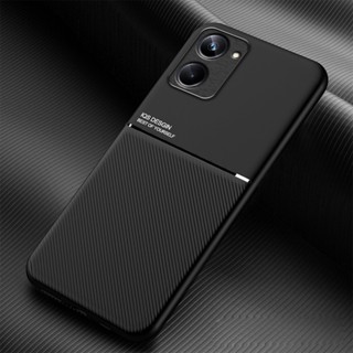 สําหรับ Realme 10 / 10 Pro / 10 Pro + เคสโทรศัพท์หนังด้าน ขอบนิ่ม หรูหรา