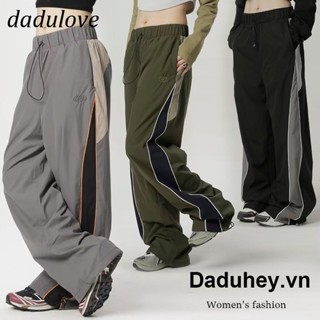 DaDulove💕 New American Street Hip Hop Sweatpants Casual Pants High Waist Loose Jogging Pants Striped Casual Pants