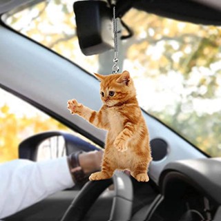 Personality Car Pendant Couple Friend Cute Cat Automobile Hanging Ornament, Backpack Accessories Ornament, Keychain Pendant gmdk