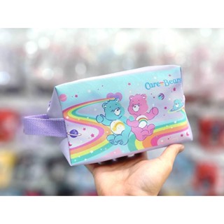 กระเป๋าเครื่องสำอางค์ ใส่เครื่องเขียน Care Bears สีสันสดใส  ทรงซิปเปิดได้กว้าง ใส่ของได้จุ มีหูหิ้ว ขนาด 21×10×12.5 cm