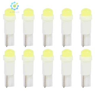 หลอดไฟอ่านหนังสือ T5 3D COB LED สําหรับรถยนต์ 10 ชิ้น [Hidduck.th]