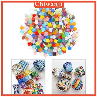 [Chiwanji] สติกเกอร์กระเบื้องโมเสค ทรงสี่เหลี่ยม คละแบบ 1000 กรัม DIY สําหรับติดตกแต่งห้องครัว