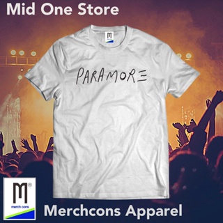 oversize T-shirt Mod53/kaos BAND PARAMORE ป้ายแท็ก MERCHCONS SIZE Outside/KAOS Music DISTRO S-5XL