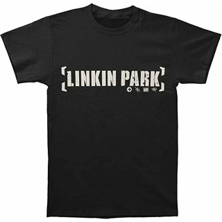 เสื้อยืดแขนสั้นLinkin PARK เสื้อยืดนิ่ม พิมพ์ลายโลโก้คลาสสิก ผ้าฝ้ายแท้S-5XL