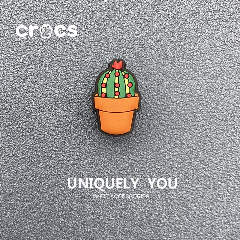 อุปกรณ์เสริม รูปดอกไม้ สําหรับตกแต่งรองเท้า Crocs