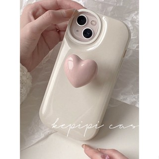 ใหม่ เคสป้องกันโทรศัพท์มือถือ แบบนิ่ม ลายหัวใจ สีตัดกัน สําหรับ Apple Iphone 14promax 13 12 11 14pro 13promax 13