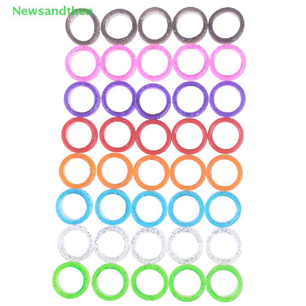 Newsandthen 5 ชิ้น / เซต ซิลิกาเจล กรรไกรตัดผม ห่วงตัดผม ตัดผม วงกลม กรรไกรตัดผม ดี