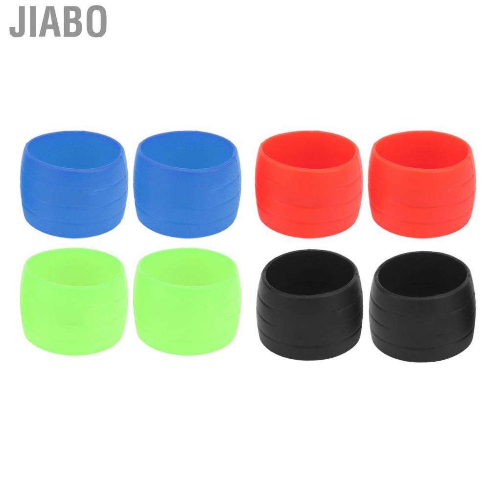 Jiabo Bike Handlebar Tape Fixing Loops  A Pair Ring Anti Skid Portable Silicone Good Elasticity for Fixed Gear Bicycle