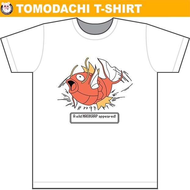 Pokemon T-shirT ลาย คอยคิง "Magikarp" by Tomodachi T-shirT_07