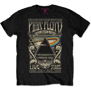 [S-5XL] เสื้อยืด พิมพ์ลายโปสเตอร์ Pink Floyd Carnegie Hall สําหรับผู้ชาย