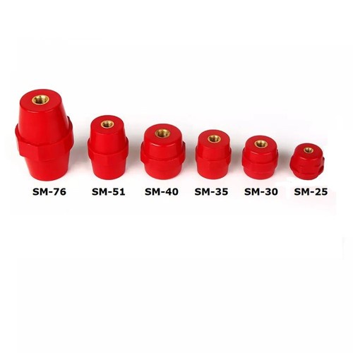 MERAH Red Busbar Holder Isolator SM30 / SM 30 Busbar Insulator