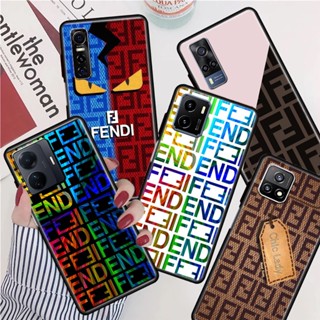 Fendi เคสโทรศัพท์ซิลิโคน TPU กันกระแทก สําหรับ Vivo Y21 Y21S Y30 Y30I Y31S Y54S Y33S Y33T Y51S Y53S