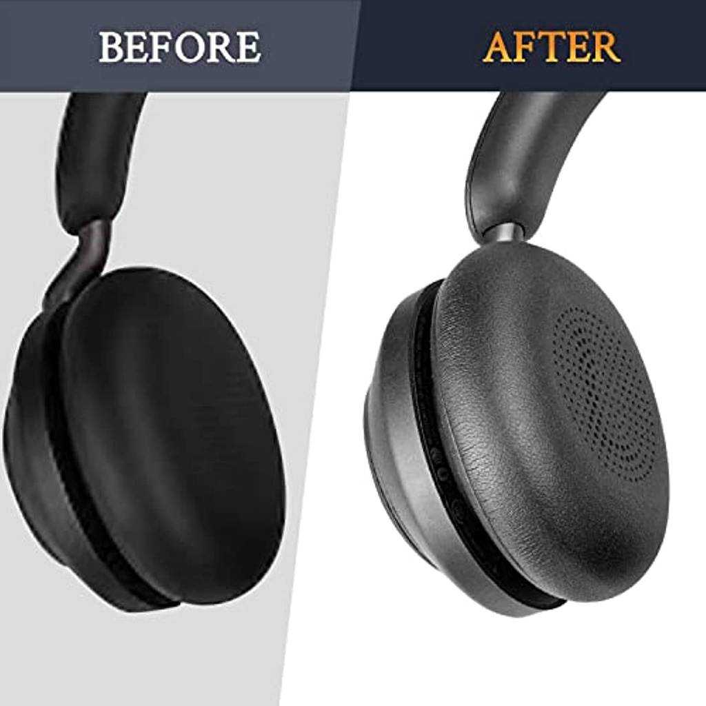 แผ่นรองหูฟังสําหรับ Jabra Evolve2 65 (65MS 65UC USB)/Evolve2 40 (40UC 40MS USB)/Elite 45h ชุดหูฟังไร้สายชนิดใส่ในหู