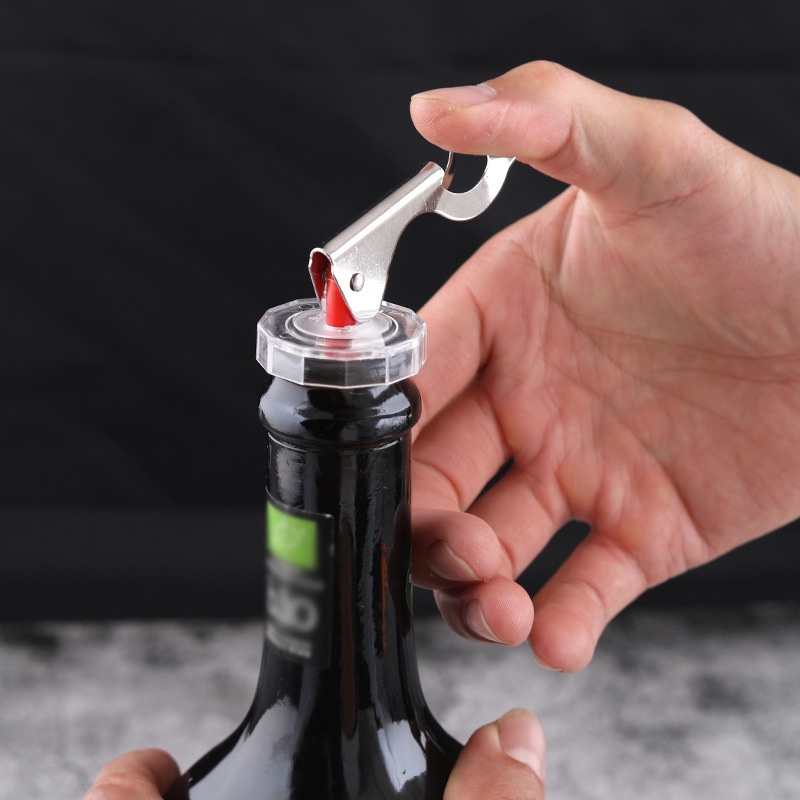 (Stanless คละสี) จุกปิดขวดโซดา จุกเบียร์ จุกไวน์ Silicone wine stopper by Percy