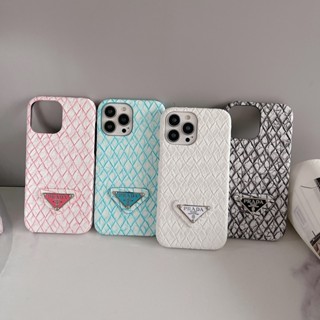 เคสโทรศัพท์มือถือ ลายโลโก้ Prada สไตล์วินเทจ สําหรับ iPhone 14 13 12 Pro Max ix Xs Xr XsMax