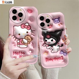 เคสโทรศัพท์มือถือนิ่ม ลายการ์ตูนคิตตี้ 3D สําหรับ Realme C53 Realme10 C55 C11 2021 C35 C33 C31 C21Y C25Y C15 C12 C25 C20 Realme5 5i 6i 8i C3 C2 C1 Narzo 50 50A Prime