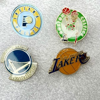 NBA Lakers Warriors Nets Celtics Bucks Basketball Team Metal Badge Brooch Cap Pins In Stock JY