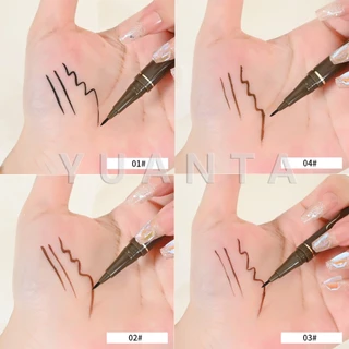 YUANTA ปากกาอายไลเนอร์ เนื้อลิขวิด กันน้ํา ติดทนนาน แห้งเร็ว 4 สี Eye Liner