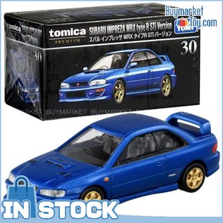 [ของแท้] Takara Tomy Tomica Premium Diecast Car - หมายเลข 30 Subaru Impreza WRX ประเภท R Sti