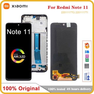 หน้าจอแสดงผล AMOLED 6.43 นิ้ว สําหรับ Xiao Redmi Note 11 LCD Redmi Note 11 LCD