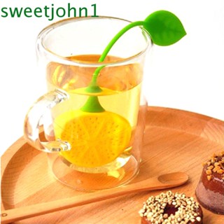 Sweetjohn อุปกรณ์กรองใบชาซิลิโคนทนความร้อนทนความร้อน 1 ชิ้น