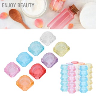 Enjoy Beauty กระปุกเก็บตัวอย่างเครื่องสําอาง แบบพกพา 3 มล. 8 สี 40 ชิ้น