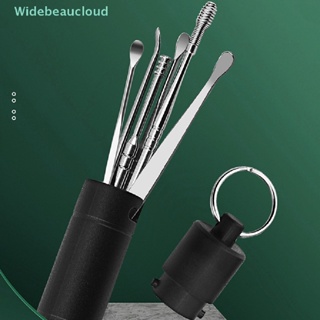 Widebeaucloud 1/6 ชิ้น / เซต เครื่องมือกําจัดขี้หู ไม้แคะหู ทําความสะอาดหู ช้อนดูแลหู เครื่องมือทําความสะอาดดี