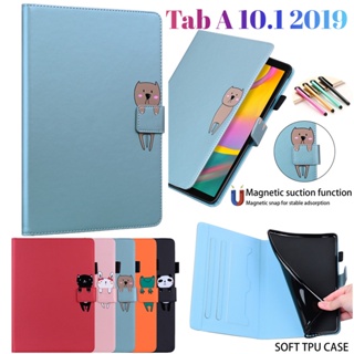 เคสหนัง ฝาพับ สําหรับ Samsung Galaxy Tab A 10.1 2019 SM-T510 SM-T515